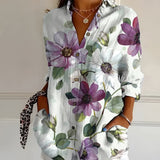 Roseline - Printed Button-Up Shirt