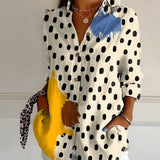 Roseline - Printed Button-Up Shirt