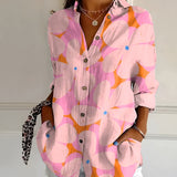Roseline - Printed Button-Up Shirt