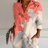 Roseline - Printed Button-Up Shirt