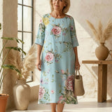 Georgia | Sunset Flower Dress