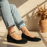 Tahlia - Wedge Ballerina Flats