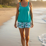 Sophia | Colourful Print Tankini Set